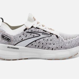 Brooks Women's Glycerin Running Shoes - White and Gray